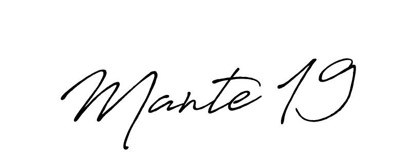 Mante 19 stylish signature style. Best Handwritten Sign (Antro_Vectra_Bolder) for my name. Handwritten Signature Collection Ideas for my name Mante 19. Mante 19 signature style 7 images and pictures png