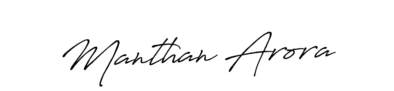 You can use this online signature creator to create a handwritten signature for the name Manthan Arora. This is the best online autograph maker. Manthan Arora signature style 7 images and pictures png