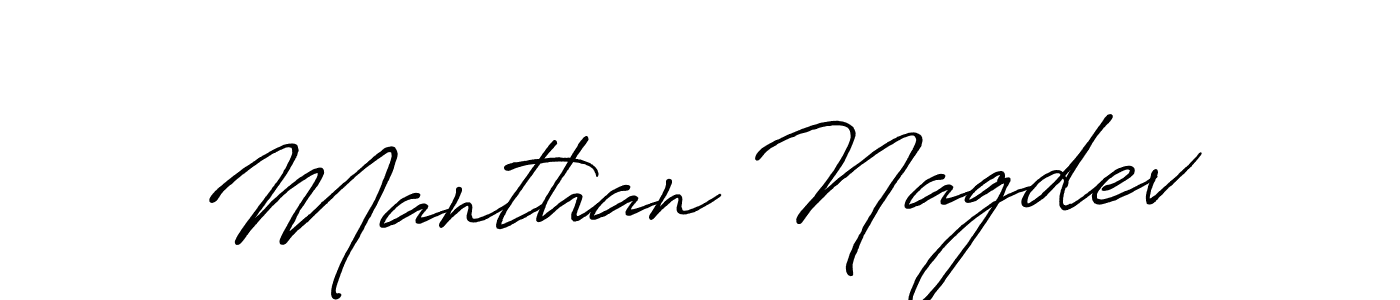 Manthan Nagdev stylish signature style. Best Handwritten Sign (Antro_Vectra_Bolder) for my name. Handwritten Signature Collection Ideas for my name Manthan Nagdev. Manthan Nagdev signature style 7 images and pictures png