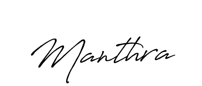 It looks lik you need a new signature style for name Manthra. Design unique handwritten (Antro_Vectra_Bolder) signature with our free signature maker in just a few clicks. Manthra signature style 7 images and pictures png