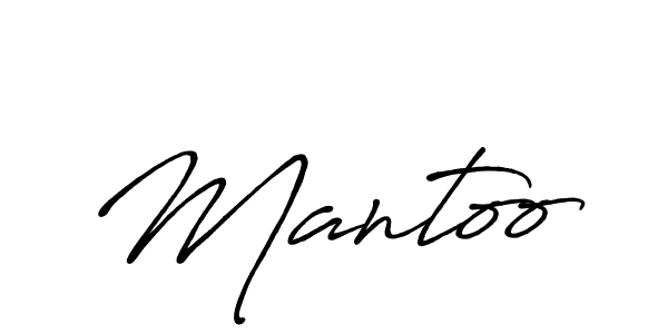 Design your own signature with our free online signature maker. With this signature software, you can create a handwritten (Antro_Vectra_Bolder) signature for name Mantoo. Mantoo signature style 7 images and pictures png