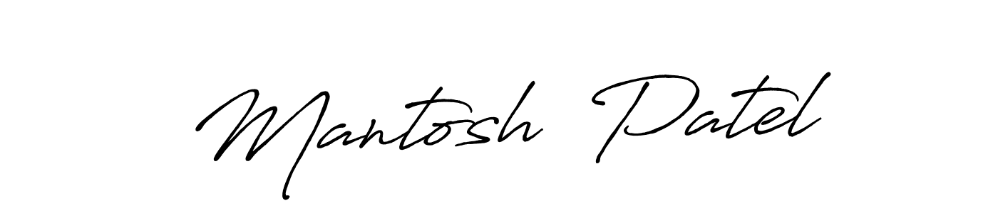 if you are searching for the best signature style for your name Mantosh  Patel. so please give up your signature search. here we have designed multiple signature styles  using Antro_Vectra_Bolder. Mantosh  Patel signature style 7 images and pictures png