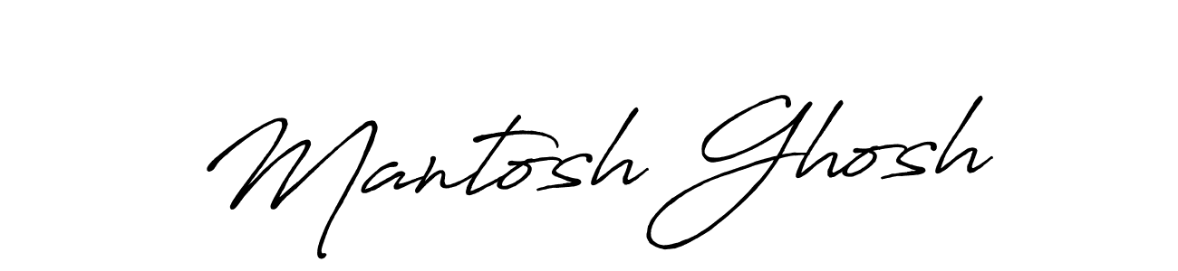 This is the best signature style for the Mantosh Ghosh name. Also you like these signature font (Antro_Vectra_Bolder). Mix name signature. Mantosh Ghosh signature style 7 images and pictures png