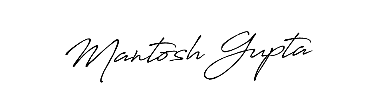 if you are searching for the best signature style for your name Mantosh Gupta. so please give up your signature search. here we have designed multiple signature styles  using Antro_Vectra_Bolder. Mantosh Gupta signature style 7 images and pictures png