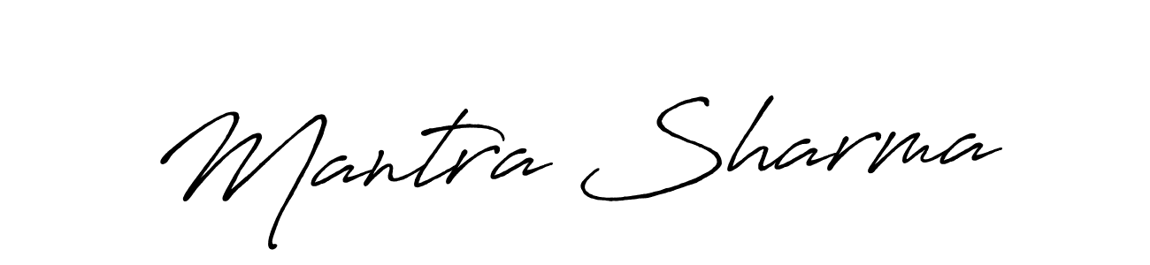 Similarly Antro_Vectra_Bolder is the best handwritten signature design. Signature creator online .You can use it as an online autograph creator for name Mantra Sharma. Mantra Sharma signature style 7 images and pictures png