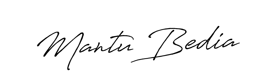 This is the best signature style for the Mantu Bedia name. Also you like these signature font (Antro_Vectra_Bolder). Mix name signature. Mantu Bedia signature style 7 images and pictures png