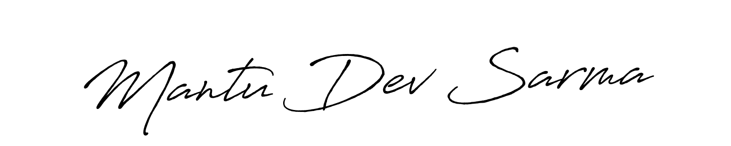 Also You can easily find your signature by using the search form. We will create Mantu Dev Sarma name handwritten signature images for you free of cost using Antro_Vectra_Bolder sign style. Mantu Dev Sarma signature style 7 images and pictures png