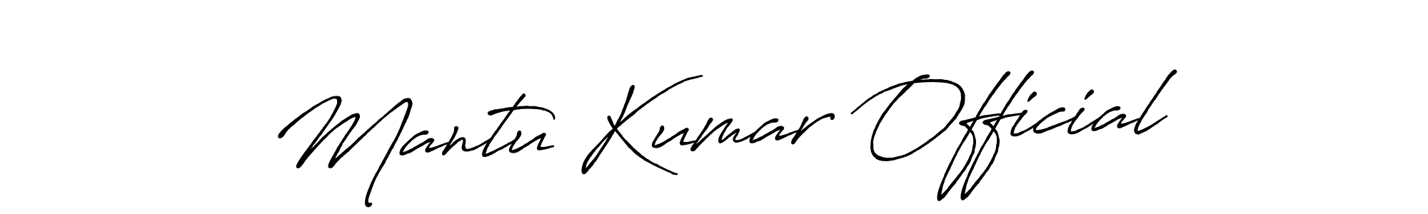 Antro_Vectra_Bolder is a professional signature style that is perfect for those who want to add a touch of class to their signature. It is also a great choice for those who want to make their signature more unique. Get Mantu Kumar Official name to fancy signature for free. Mantu Kumar Official signature style 7 images and pictures png
