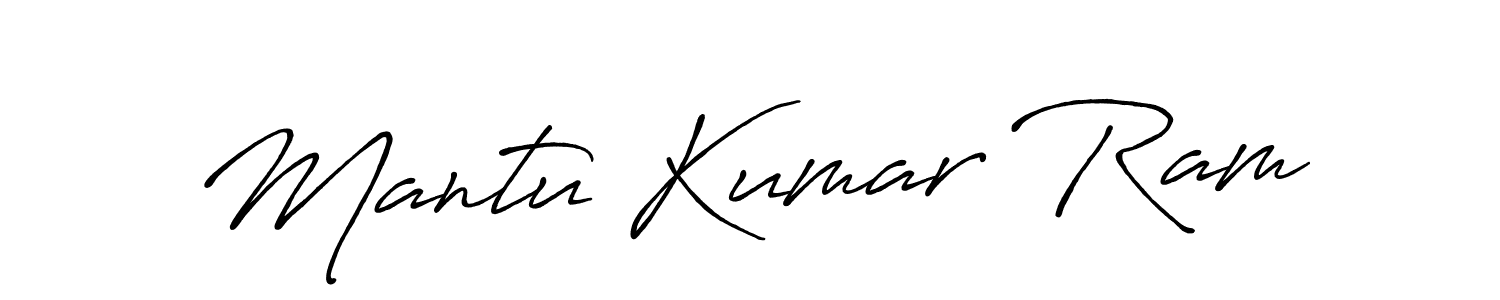 The best way (Antro_Vectra_Bolder) to make a short signature is to pick only two or three words in your name. The name Mantu Kumar Ram include a total of six letters. For converting this name. Mantu Kumar Ram signature style 7 images and pictures png