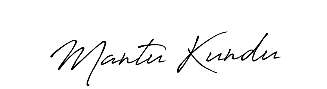 Mantu Kundu stylish signature style. Best Handwritten Sign (Antro_Vectra_Bolder) for my name. Handwritten Signature Collection Ideas for my name Mantu Kundu. Mantu Kundu signature style 7 images and pictures png