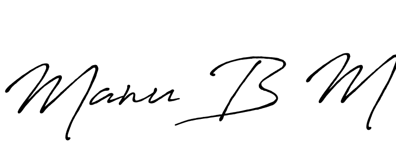 Here are the top 10 professional signature styles for the name Manu B M. These are the best autograph styles you can use for your name. Manu B M signature style 7 images and pictures png