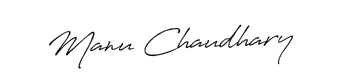 Make a short Manu Chaudhary signature style. Manage your documents anywhere anytime using Antro_Vectra_Bolder. Create and add eSignatures, submit forms, share and send files easily. Manu Chaudhary signature style 7 images and pictures png