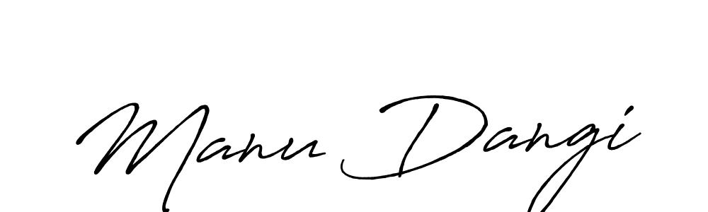 How to Draw Manu Dangi signature style? Antro_Vectra_Bolder is a latest design signature styles for name Manu Dangi. Manu Dangi signature style 7 images and pictures png