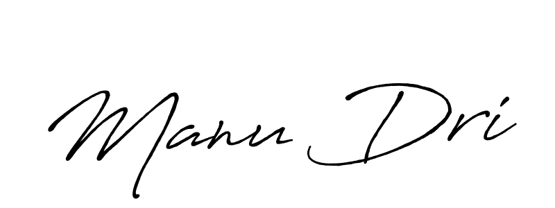 Also we have Manu Dri name is the best signature style. Create professional handwritten signature collection using Antro_Vectra_Bolder autograph style. Manu Dri signature style 7 images and pictures png