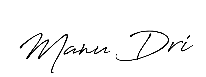 Also we have Manu Dri name is the best signature style. Create professional handwritten signature collection using Antro_Vectra_Bolder autograph style. Manu Dri signature style 7 images and pictures png