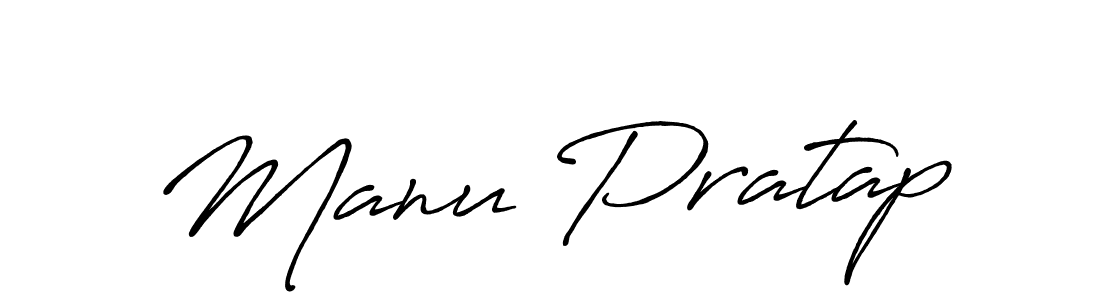 How to make Manu Pratap name signature. Use Antro_Vectra_Bolder style for creating short signs online. This is the latest handwritten sign. Manu Pratap signature style 7 images and pictures png