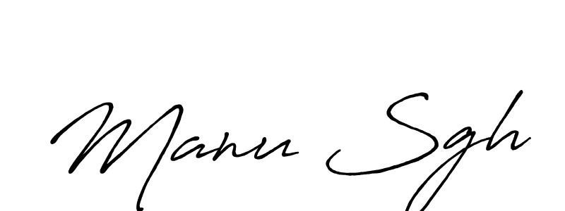 How to Draw Manu Sgh signature style? Antro_Vectra_Bolder is a latest design signature styles for name Manu Sgh. Manu Sgh signature style 7 images and pictures png