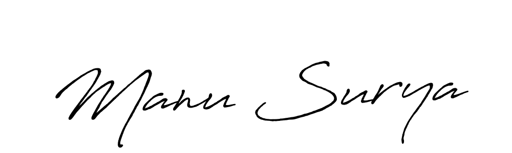 Make a short Manu Surya signature style. Manage your documents anywhere anytime using Antro_Vectra_Bolder. Create and add eSignatures, submit forms, share and send files easily. Manu Surya signature style 7 images and pictures png