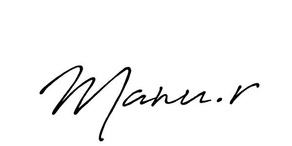 Make a beautiful signature design for name Manu.r. Use this online signature maker to create a handwritten signature for free. Manu.r signature style 7 images and pictures png