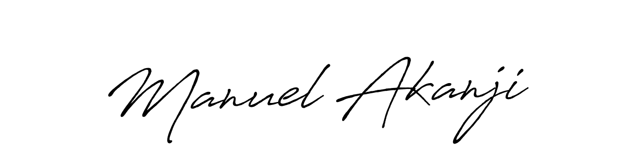 Make a beautiful signature design for name Manuel Akanji. Use this online signature maker to create a handwritten signature for free. Manuel Akanji signature style 7 images and pictures png