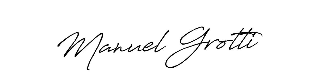 Also You can easily find your signature by using the search form. We will create Manuel Grotti name handwritten signature images for you free of cost using Antro_Vectra_Bolder sign style. Manuel Grotti signature style 7 images and pictures png