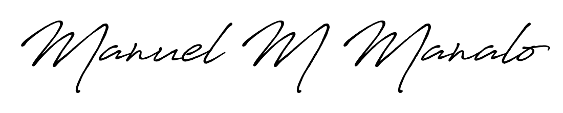 The Antro_Vectra_Bolder lettering style adds unique flourish to name Manuel M Manalo. Stand out with a custom digital autograph made in seconds. Manuel M Manalo signature style 7 images and pictures png