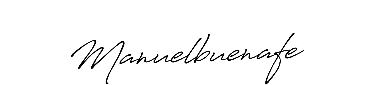 Make a beautiful signature design for name Manuelbuenafe. With this signature (Antro_Vectra_Bolder) style, you can create a handwritten signature for free. Manuelbuenafe signature style 7 images and pictures png