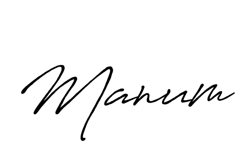 if you are searching for the best signature style for your name Manum. so please give up your signature search. here we have designed multiple signature styles  using Antro_Vectra_Bolder. Manum signature style 7 images and pictures png