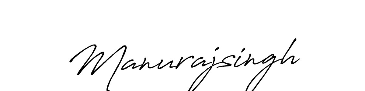 Design your own signature with our free online signature maker. With this signature software, you can create a handwritten (Antro_Vectra_Bolder) signature for name Manurajsingh. Manurajsingh signature style 7 images and pictures png