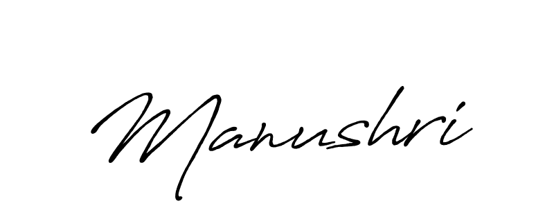 Antro_Vectra_Bolder is a professional signature style that is perfect for those who want to add a touch of class to their signature. It is also a great choice for those who want to make their signature more unique. Get Manushri name to fancy signature for free. Manushri signature style 7 images and pictures png