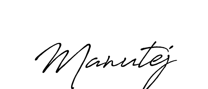 The best way (Antro_Vectra_Bolder) to make a short signature is to pick only two or three words in your name. The name Manutej include a total of six letters. For converting this name. Manutej signature style 7 images and pictures png