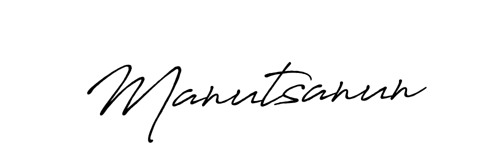 Make a beautiful signature design for name Manutsanun. Use this online signature maker to create a handwritten signature for free. Manutsanun signature style 7 images and pictures png
