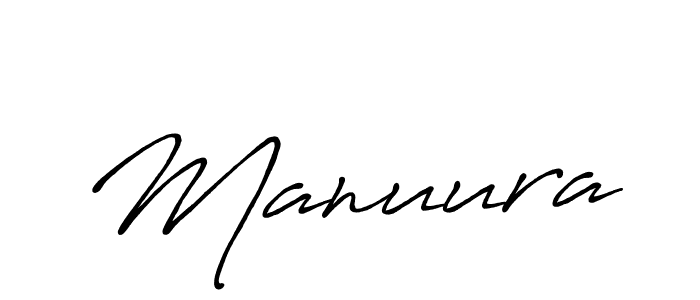 Design your own signature with our free online signature maker. With this signature software, you can create a handwritten (Antro_Vectra_Bolder) signature for name Manuura. Manuura signature style 7 images and pictures png