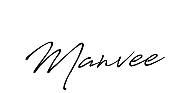 Use a signature maker to create a handwritten signature online. With this signature software, you can design (Antro_Vectra_Bolder) your own signature for name Manvee. Manvee signature style 7 images and pictures png