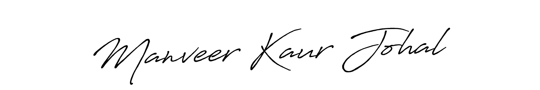 The best way (Antro_Vectra_Bolder) to make a short signature is to pick only two or three words in your name. The name Manveer Kaur Johal include a total of six letters. For converting this name. Manveer Kaur Johal signature style 7 images and pictures png