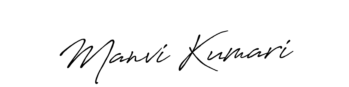 Antro_Vectra_Bolder is a professional signature style that is perfect for those who want to add a touch of class to their signature. It is also a great choice for those who want to make their signature more unique. Get Manvi Kumari name to fancy signature for free. Manvi Kumari signature style 7 images and pictures png