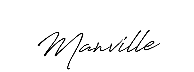 You should practise on your own different ways (Antro_Vectra_Bolder) to write your name (Manville) in signature. don't let someone else do it for you. Manville signature style 7 images and pictures png