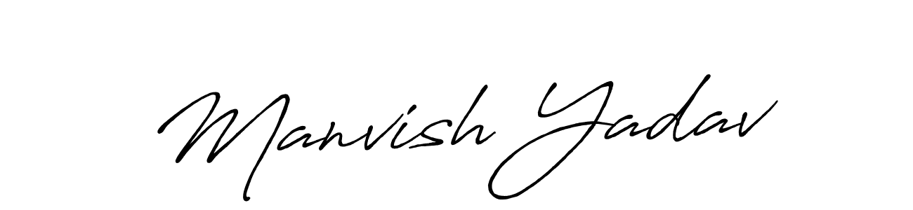 You can use this online signature creator to create a handwritten signature for the name Manvish Yadav. This is the best online autograph maker. Manvish Yadav signature style 7 images and pictures png