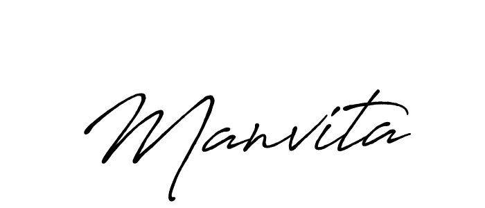 It looks lik you need a new signature style for name Manvita. Design unique handwritten (Antro_Vectra_Bolder) signature with our free signature maker in just a few clicks. Manvita signature style 7 images and pictures png