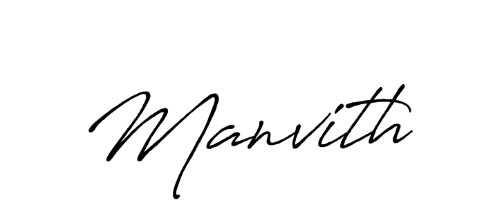 It looks lik you need a new signature style for name Manvith. Design unique handwritten (Antro_Vectra_Bolder) signature with our free signature maker in just a few clicks. Manvith signature style 7 images and pictures png