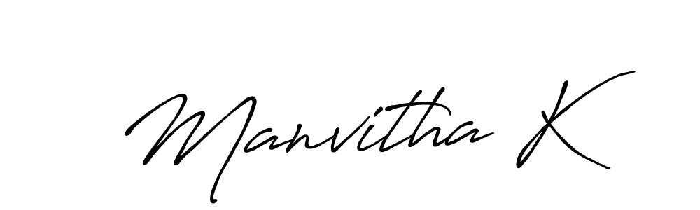 You should practise on your own different ways (Antro_Vectra_Bolder) to write your name (Manvitha K) in signature. don't let someone else do it for you. Manvitha K signature style 7 images and pictures png
