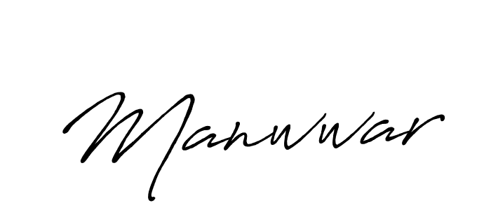 Also we have Manwwar name is the best signature style. Create professional handwritten signature collection using Antro_Vectra_Bolder autograph style. Manwwar signature style 7 images and pictures png