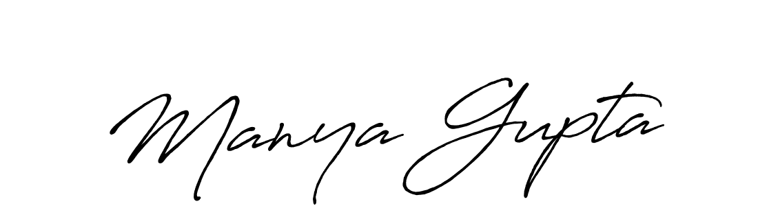 Make a beautiful signature design for name Manya Gupta. Use this online signature maker to create a handwritten signature for free. Manya Gupta signature style 7 images and pictures png