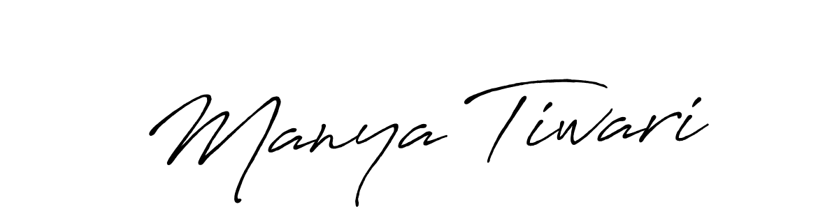 You can use this online signature creator to create a handwritten signature for the name Manya Tiwari. This is the best online autograph maker. Manya Tiwari signature style 7 images and pictures png