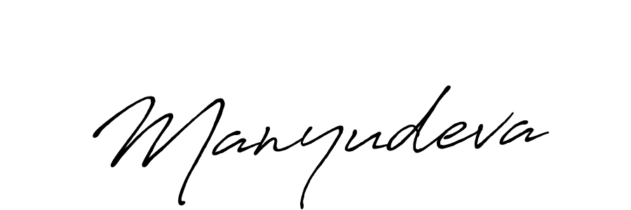 How to make Manyudeva signature? Antro_Vectra_Bolder is a professional autograph style. Create handwritten signature for Manyudeva name. Manyudeva signature style 7 images and pictures png