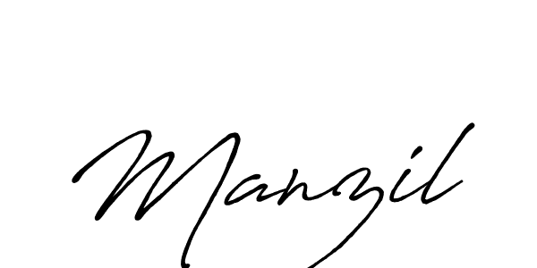 The best way (Antro_Vectra_Bolder) to make a short signature is to pick only two or three words in your name. The name Manzil include a total of six letters. For converting this name. Manzil signature style 7 images and pictures png