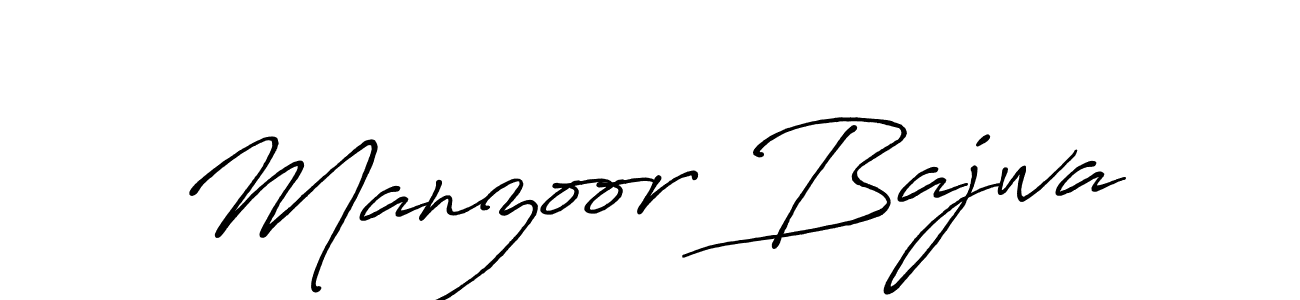 How to make Manzoor Bajwa signature? Antro_Vectra_Bolder is a professional autograph style. Create handwritten signature for Manzoor Bajwa name. Manzoor Bajwa signature style 7 images and pictures png
