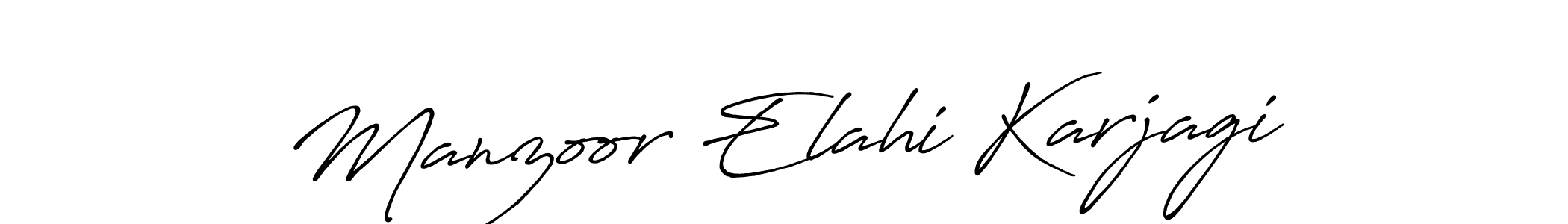 The best way (Antro_Vectra_Bolder) to make a short signature is to pick only two or three words in your name. The name Manzoor Elahi Karjagi include a total of six letters. For converting this name. Manzoor Elahi Karjagi signature style 7 images and pictures png