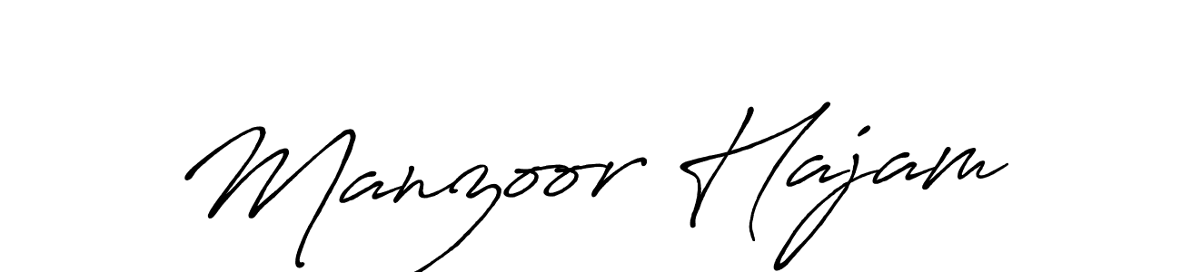 You should practise on your own different ways (Antro_Vectra_Bolder) to write your name (Manzoor Hajam) in signature. don't let someone else do it for you. Manzoor Hajam signature style 7 images and pictures png