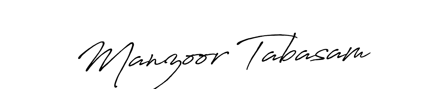 How to make Manzoor Tabasam signature? Antro_Vectra_Bolder is a professional autograph style. Create handwritten signature for Manzoor Tabasam name. Manzoor Tabasam signature style 7 images and pictures png